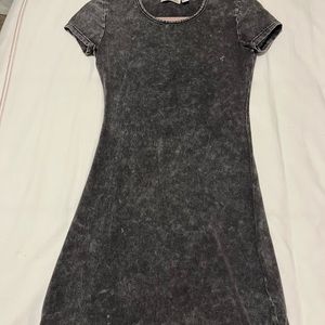 Gray bodycon dress